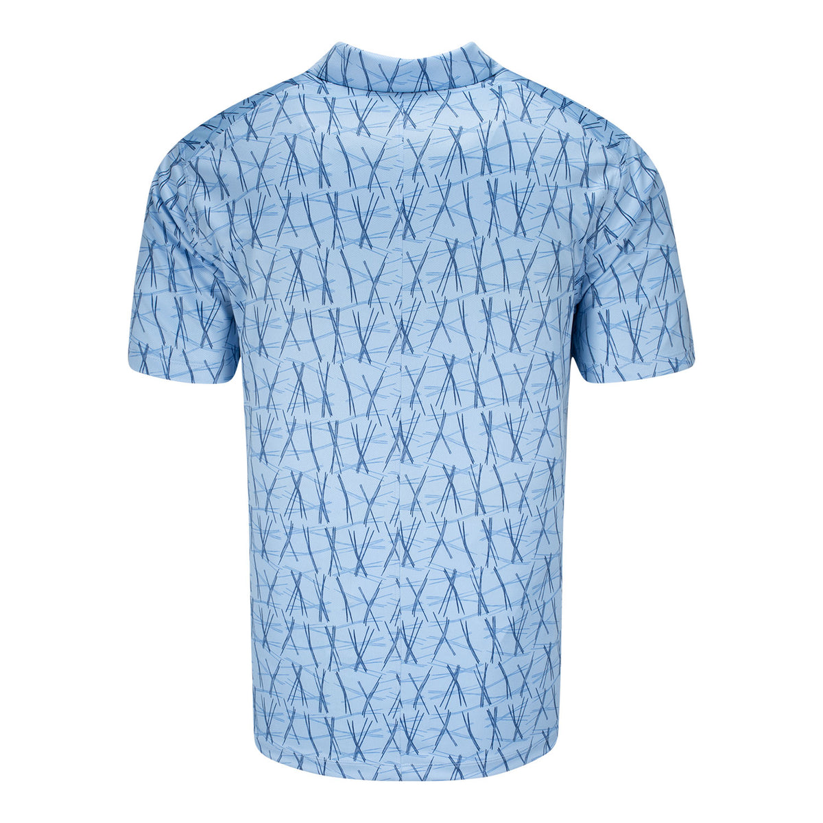 Nike 2025 PGA Championship Victory+ Longleaf Pattern Polo in Psychic Blue - Back View