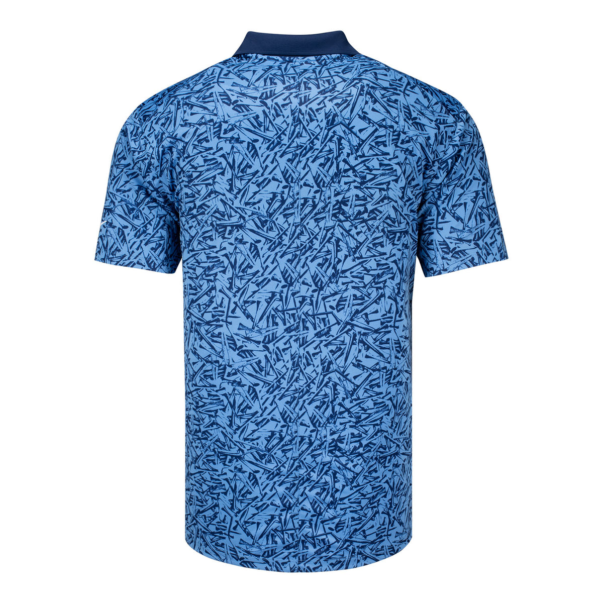 Nike 2025 PGA Championship Victory+ Golf Pattern Polo in Beyond Blue and Midnight Navy - Back View