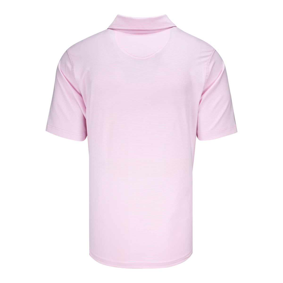 Fairway & Greene 2025 PGA Championship Mini Stripe Stripe Polo in Bermuda Pink - Back View