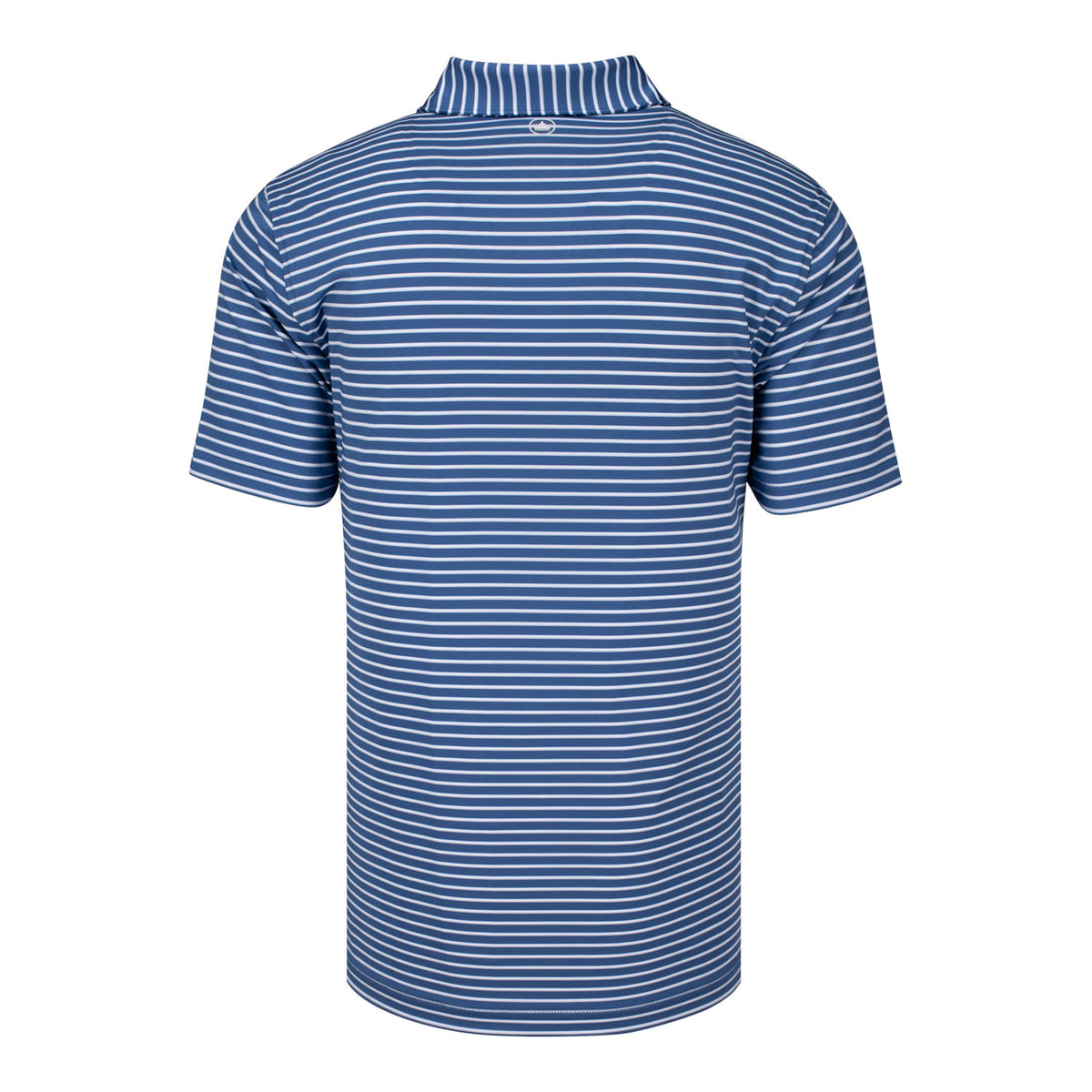 Peter Millar 2026 PGA Championship Dunnes Performance Jersey Polo in Windsor Blue - Back View