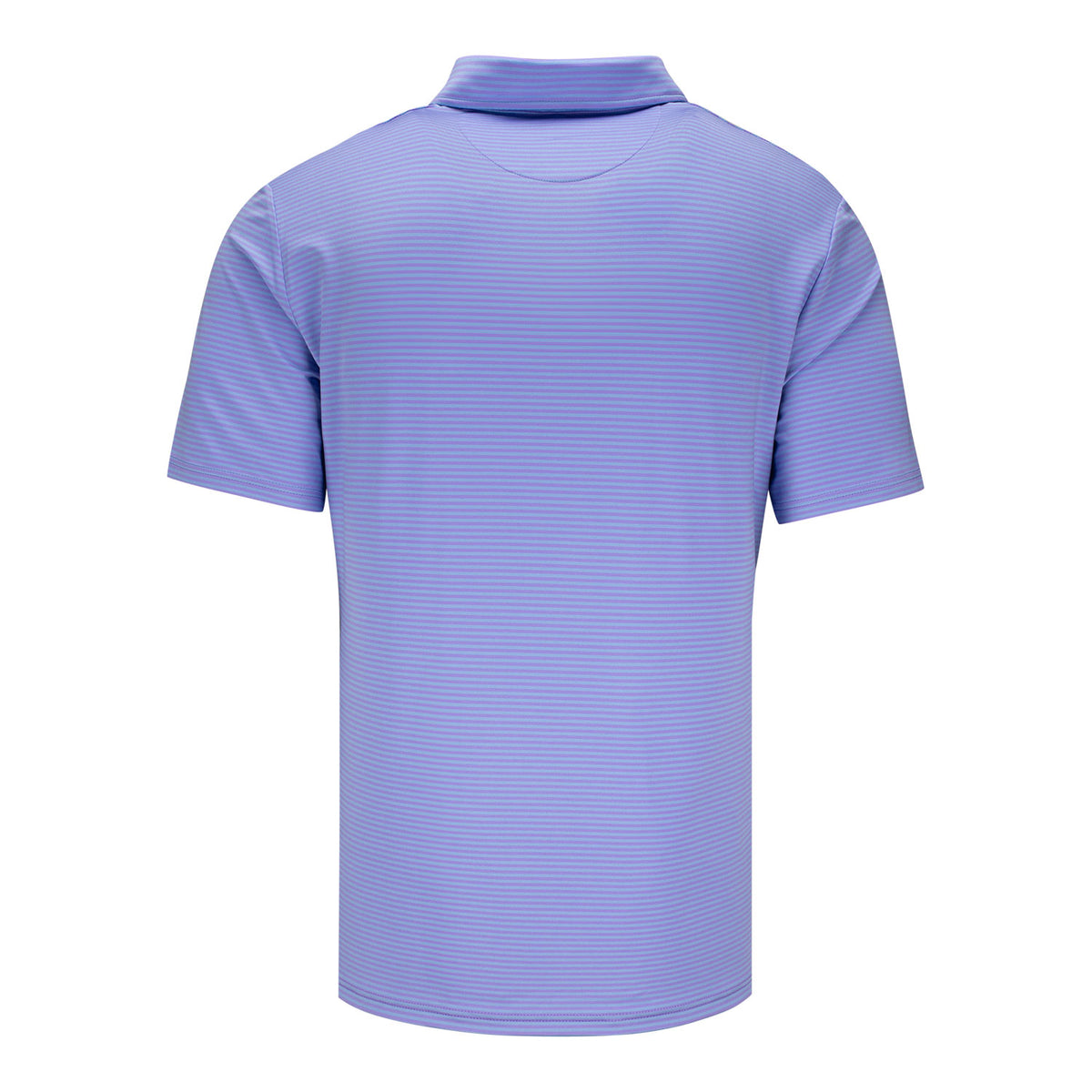 Ralph Lauren 2026 PGA Championship Lightweight Jersey Polo in Pure Lilac and Fall Blue - Back View