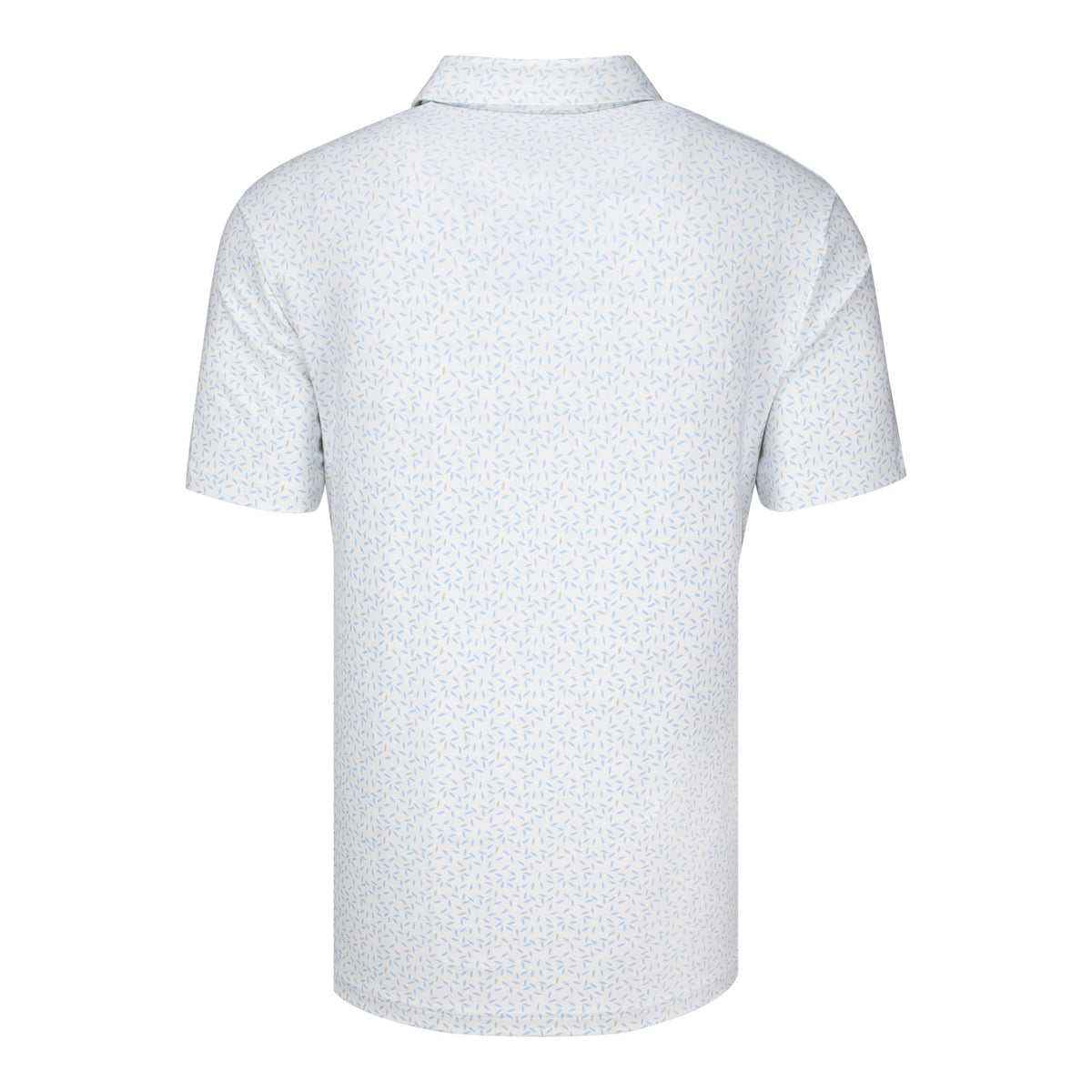 Adidas 2026 PGA Championship Soft Print Polo in White - Back View