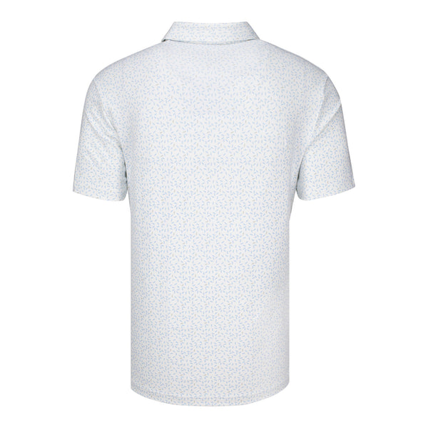 Adidas 2026 PGA Championship Soft Print Polo in White - PGA Shop
