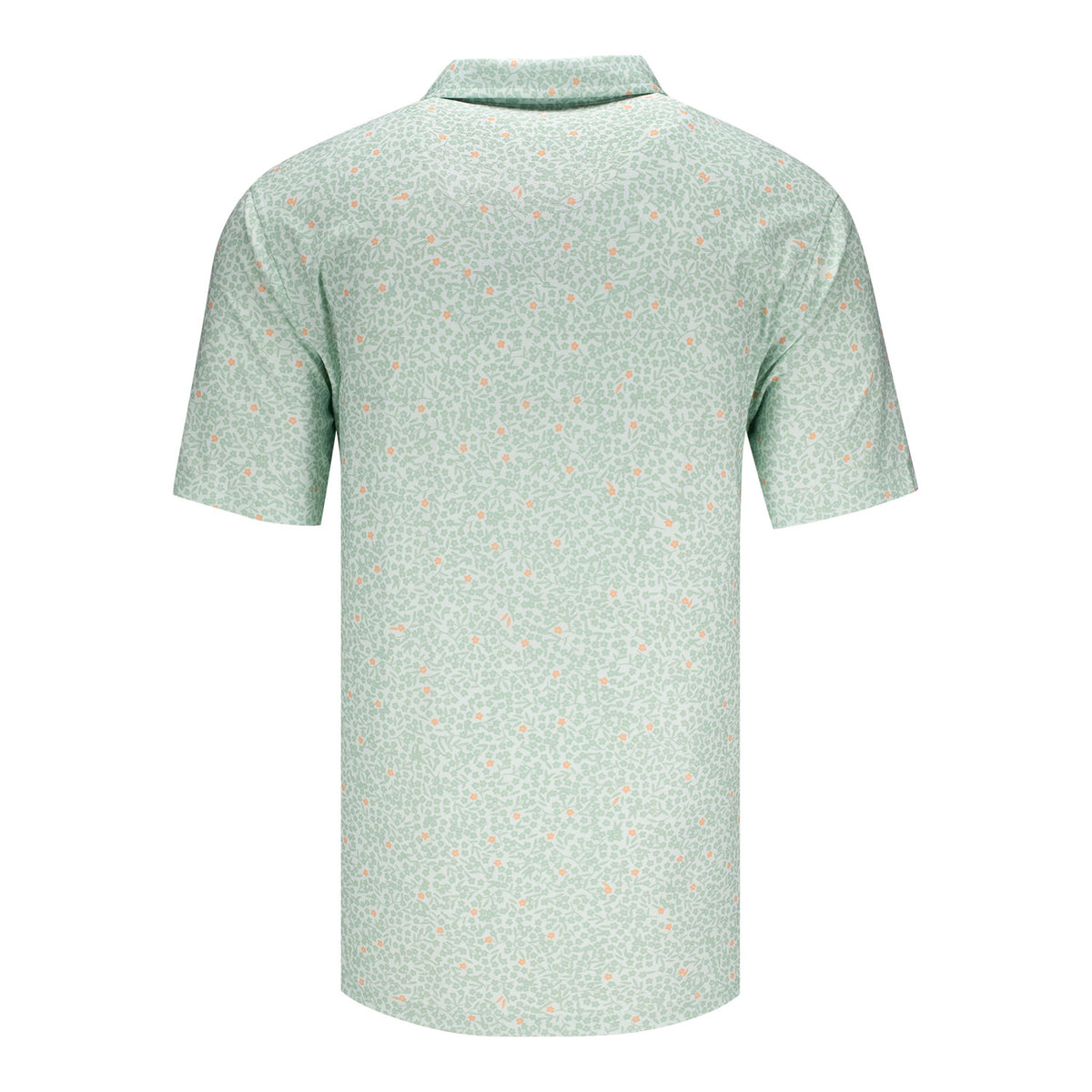 Nike 2026 PGA Championship Tailored Performance Floral Polo in Barely Green - Back View