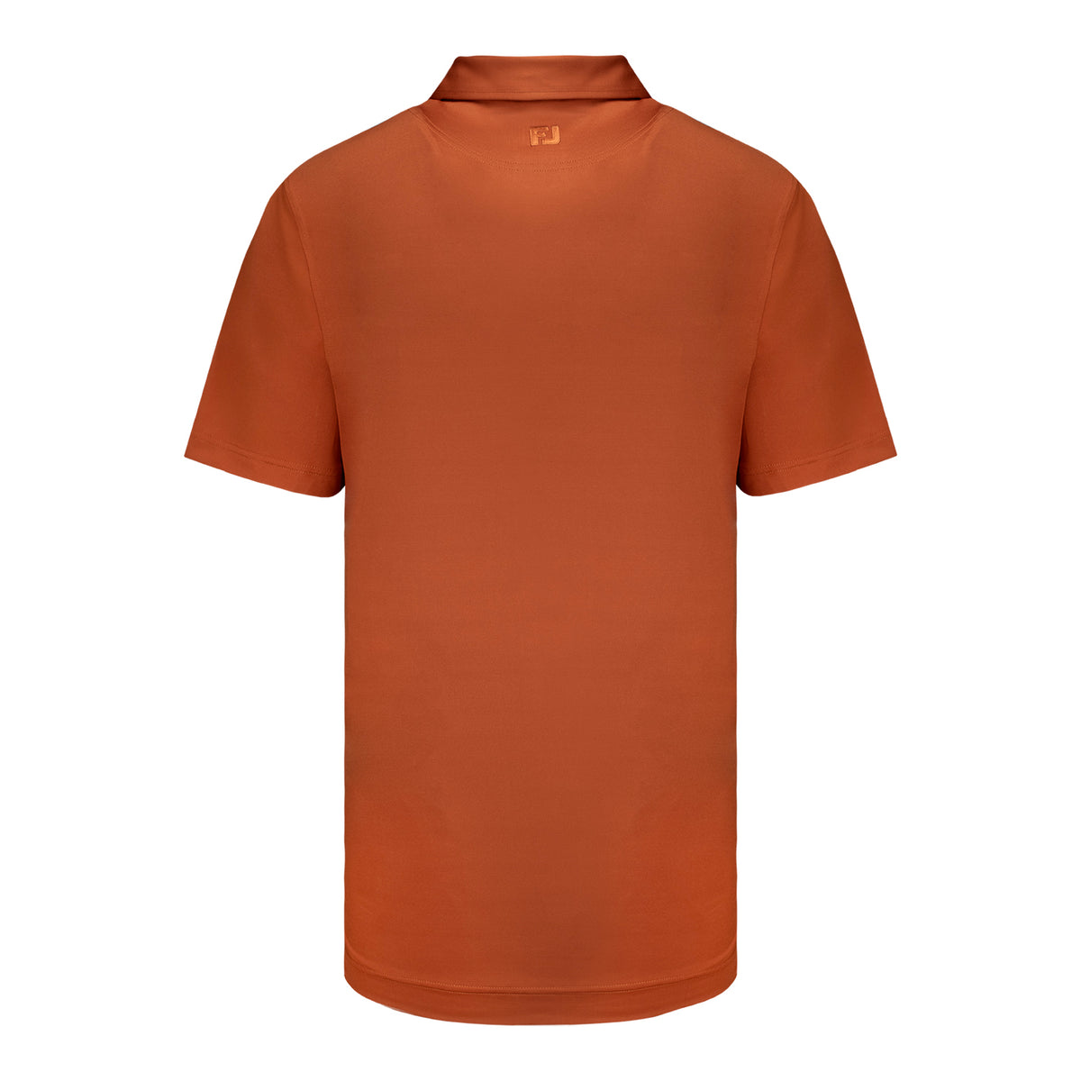 FootJoy 2027 PGA Championship Solid Lisle Polo in Orange Reset - Back View