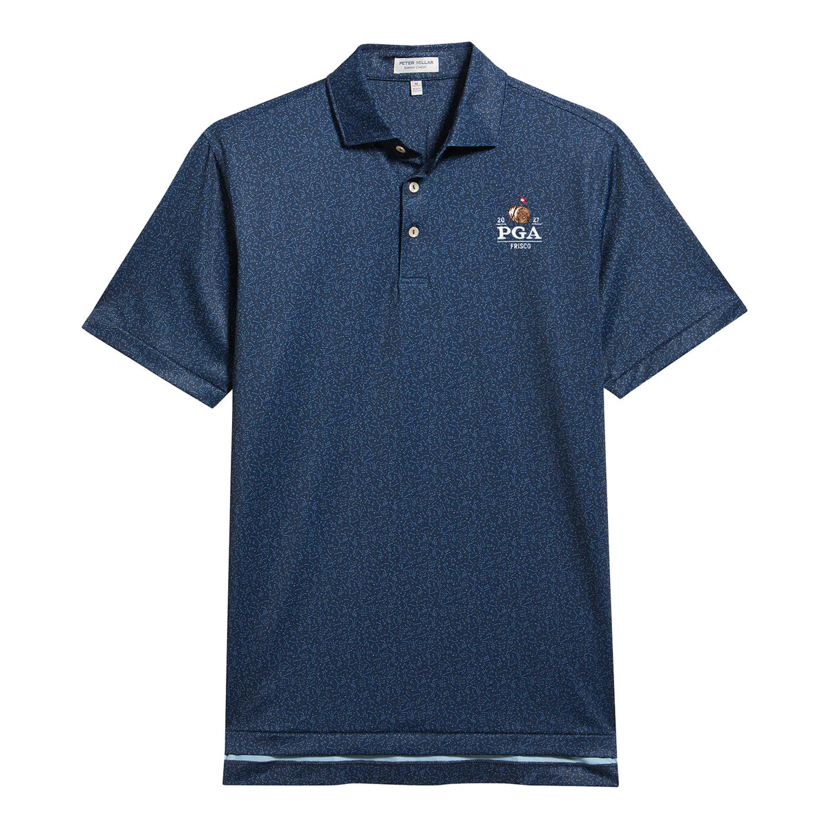 Peter Millar 2027 PGA Championship Winning Play Performance Polo in Navy - Front