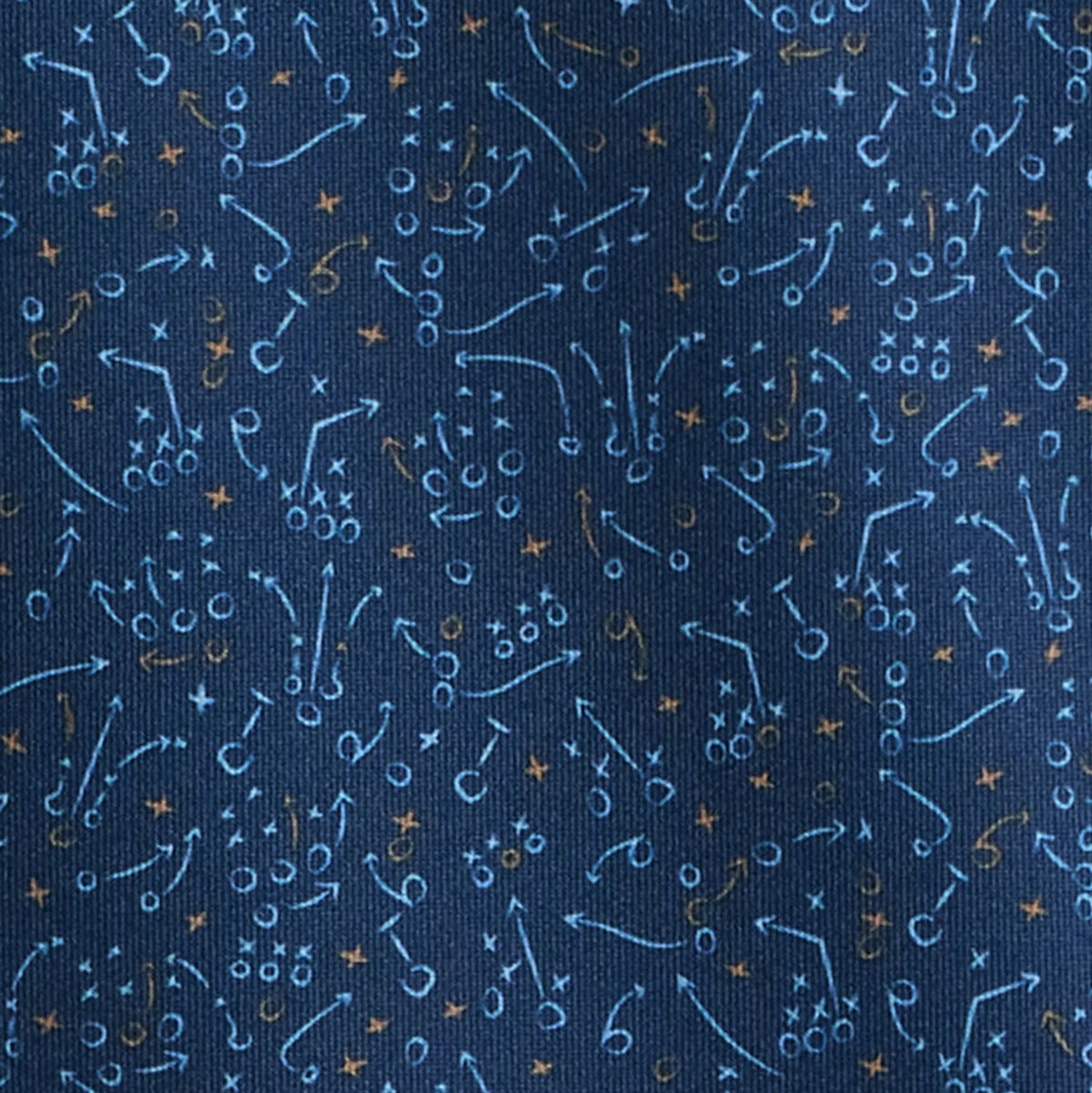 Peter Millar 2027 PGA Championship Winning Play Performance Polo in Navy - Pattern Close Up