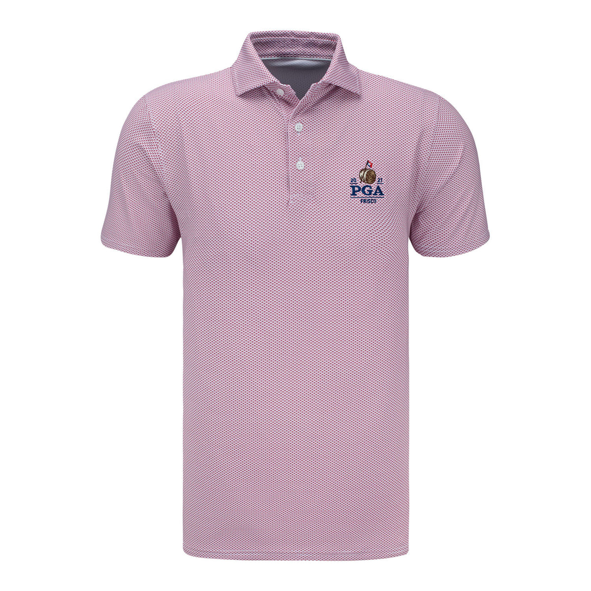 Holderness & Bourne 2027 PGA Championship Armfield Shirt in Liberty Red - Front View