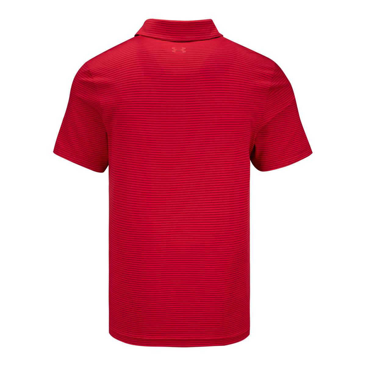 Under Armour 2027 PGA Championship Drive Stripe Polo in Red and Navy - Back