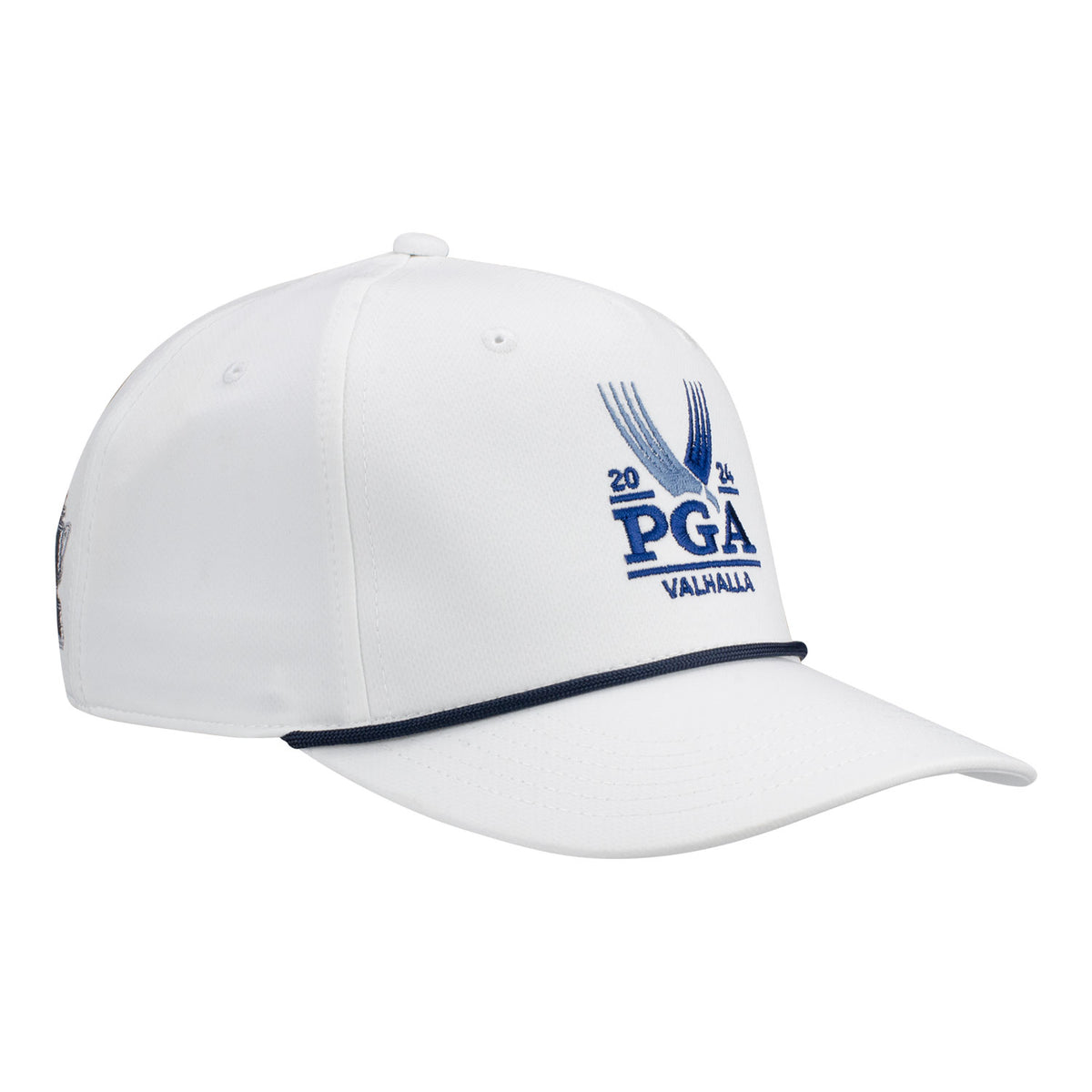 Ahead 2024 PGA Championship Classic - Fit Rope Adjustable Hat in White - Angled Front Right View