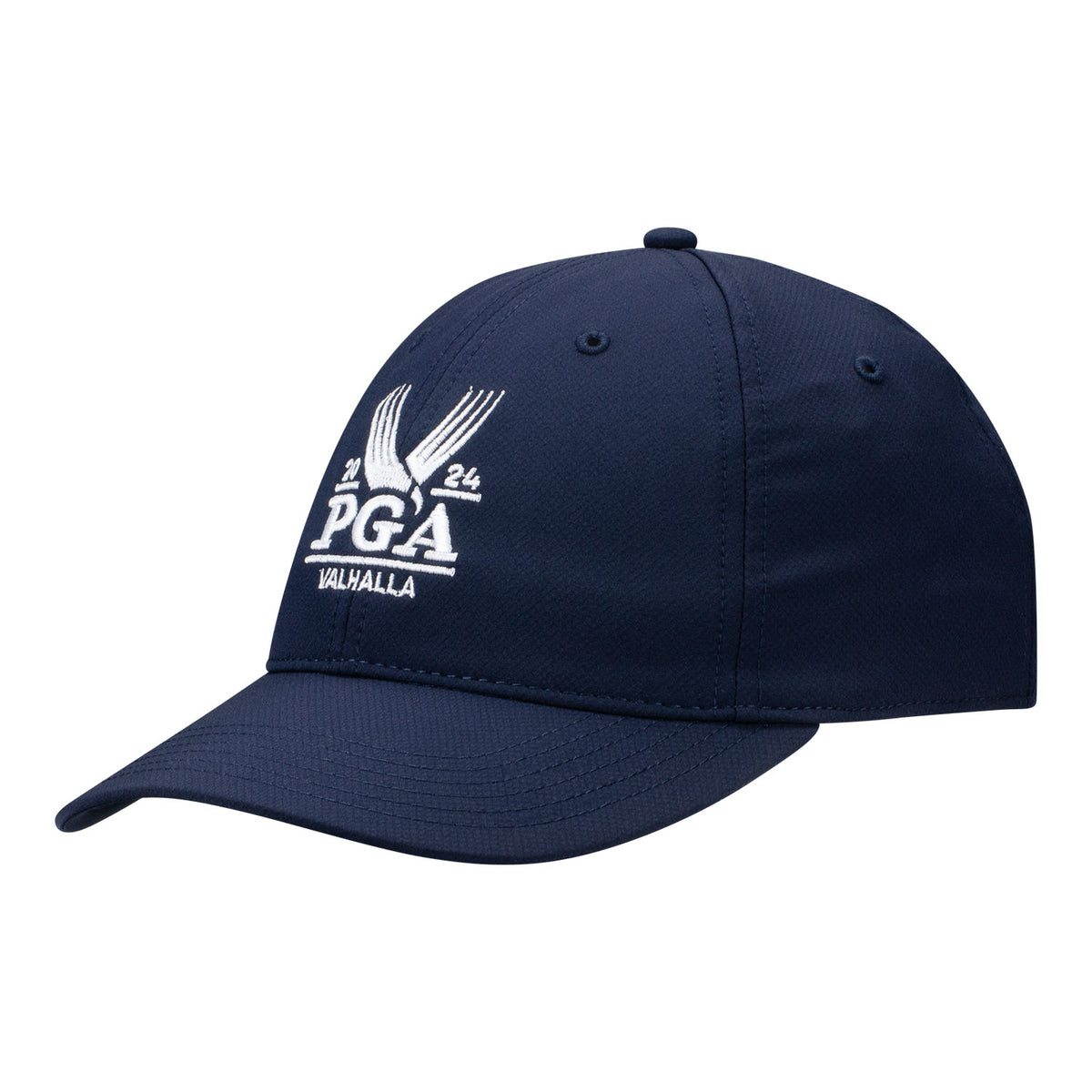 Ahead 2024 PGA Championship Ultimate - Fit Unstructured Adjustable Hat in Navy - Front Left View