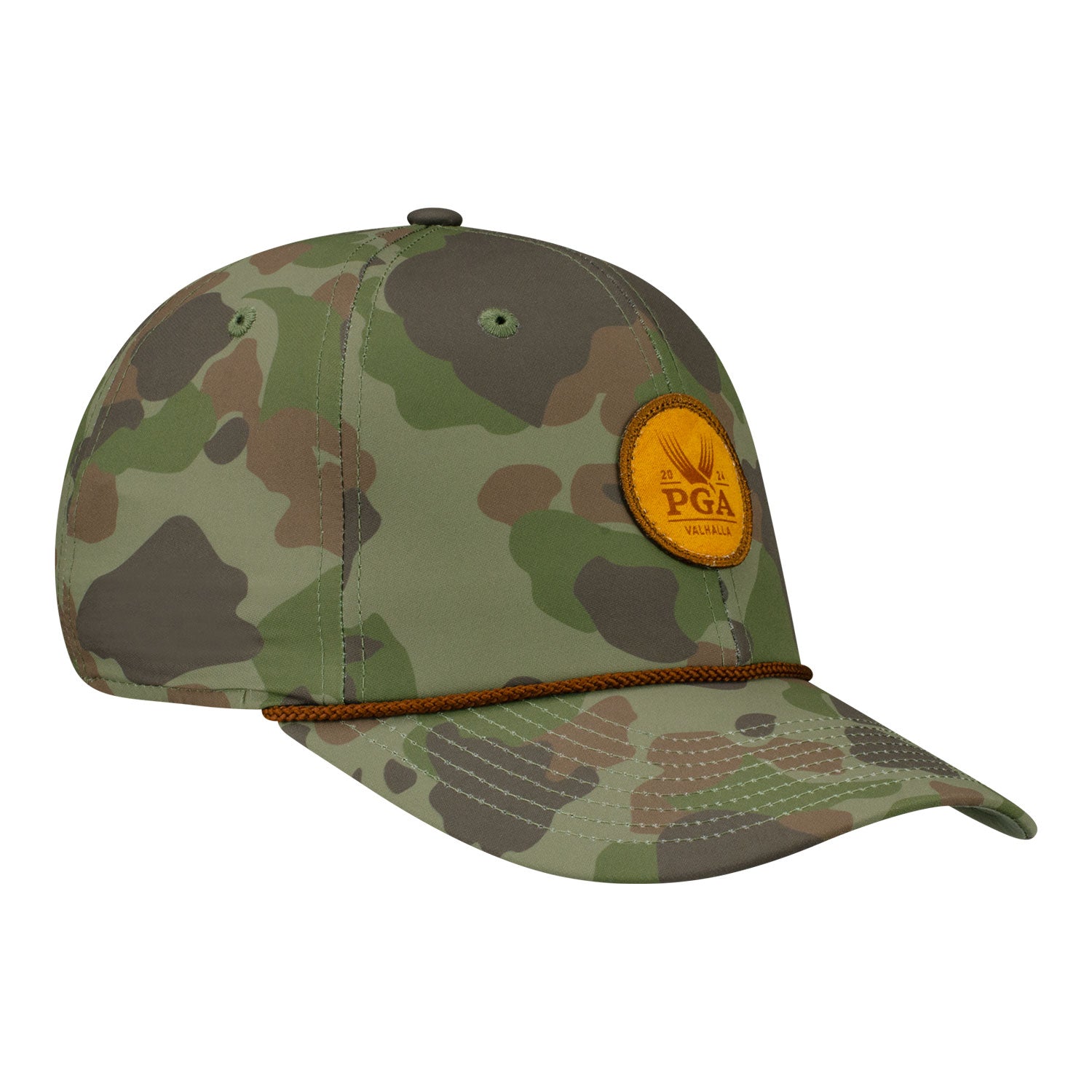 Imperial 2024 PGA Championship Camo Hat in Green - Angled Front Left View