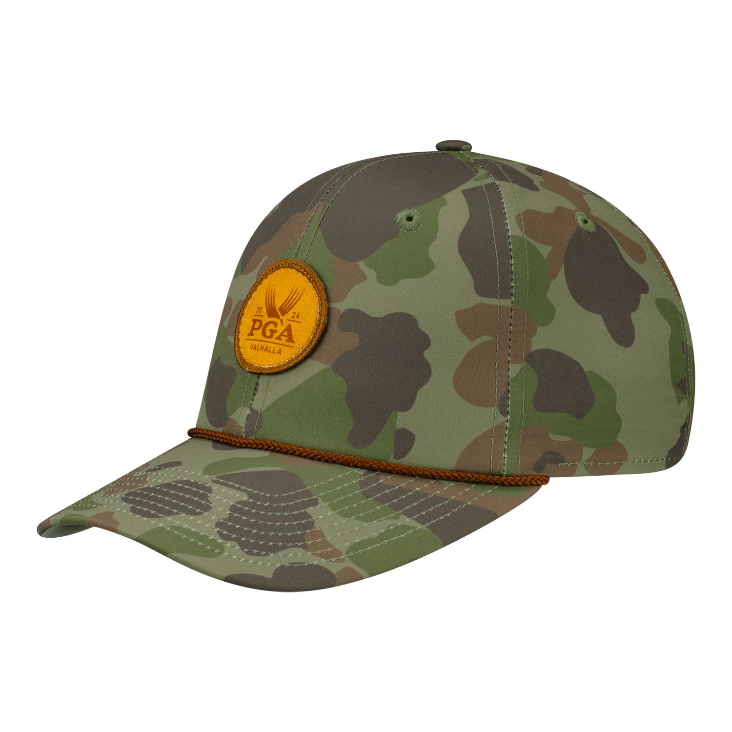 Imperial 2024 PGA Championship Camo Hat in Green - Angled Front Left View