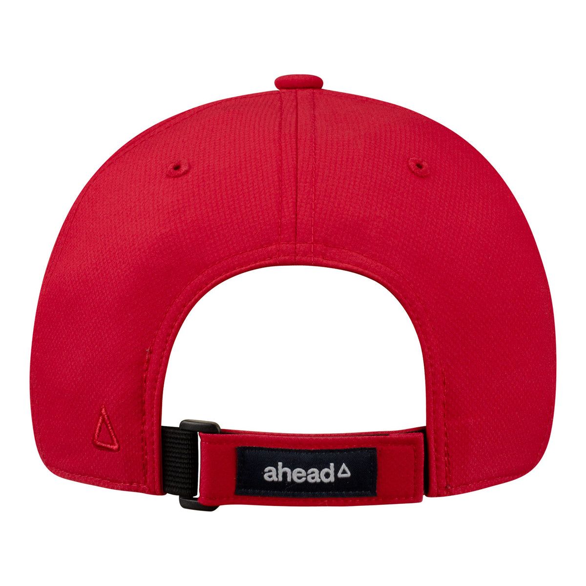 Ahead 2024 PGA Championship Structured Tech Hat in University Red - Back View
