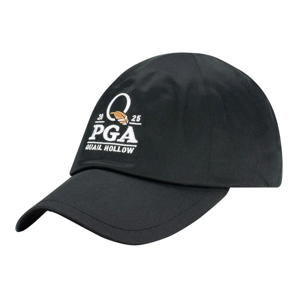 Imperial 2025 PGA Championship Typhoon Waterproof Hat in Black - Angled Front Left View