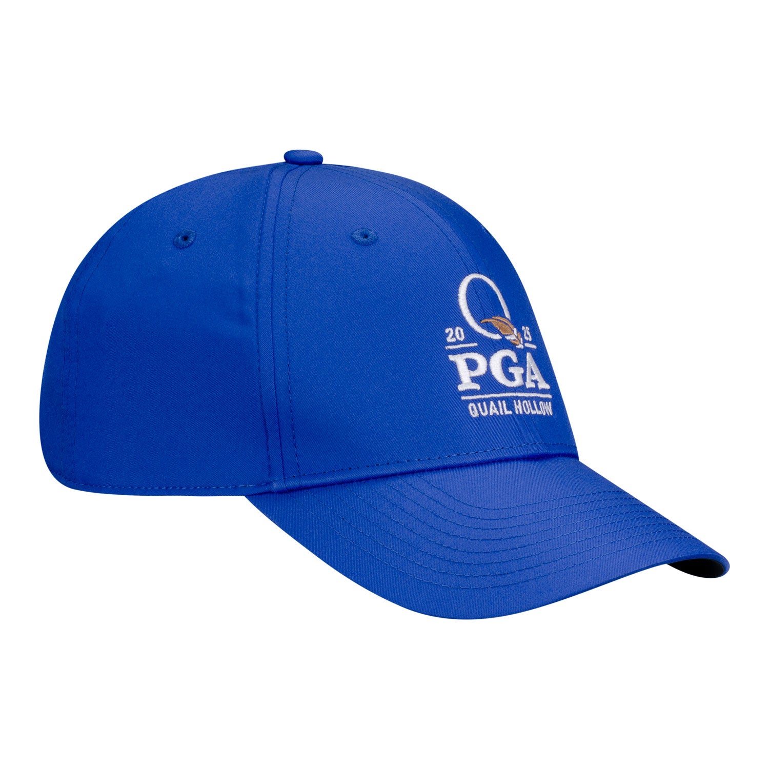Nike 2025 PGA Championship Dri-Fit Club Hat in Royal - Angled Left Side View