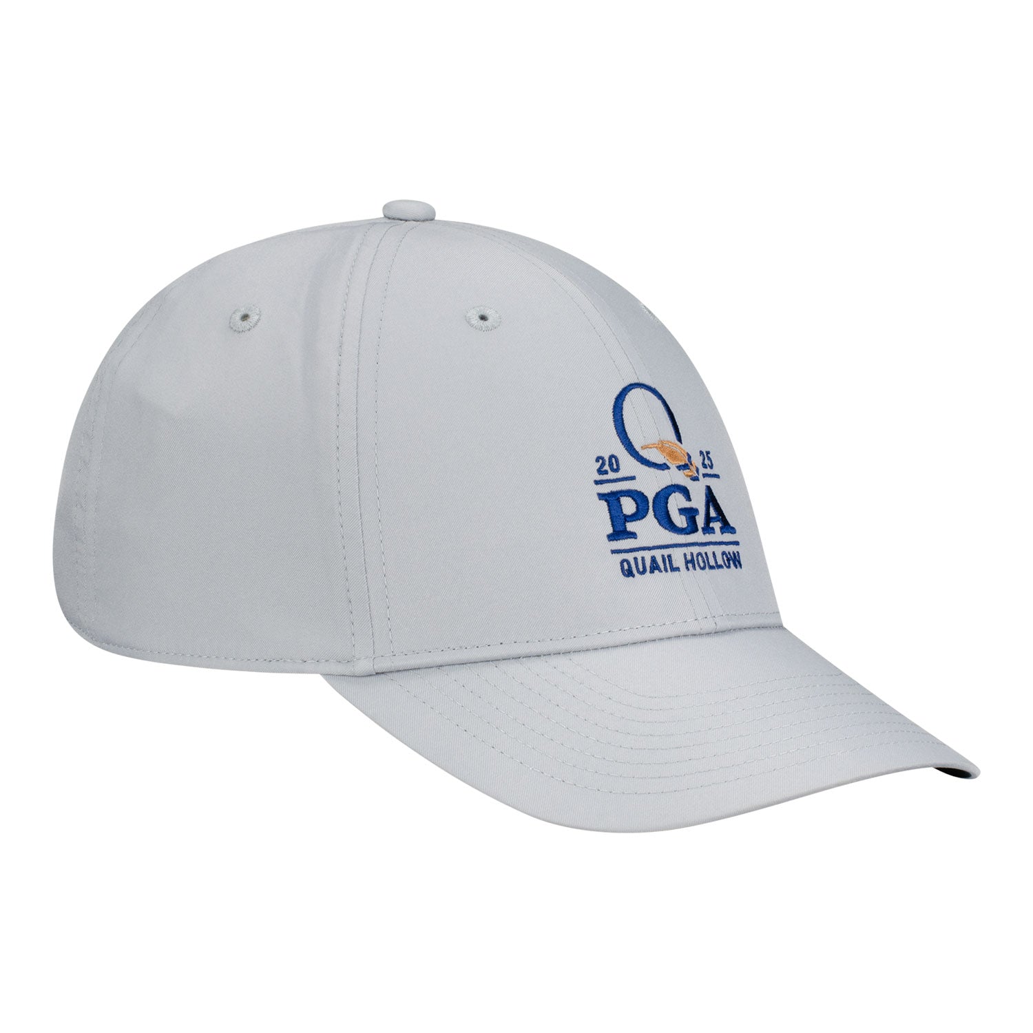 Nike 2025 PGA Championship Dri-Fit Club Hat in Light Grey - Angled Left Side View