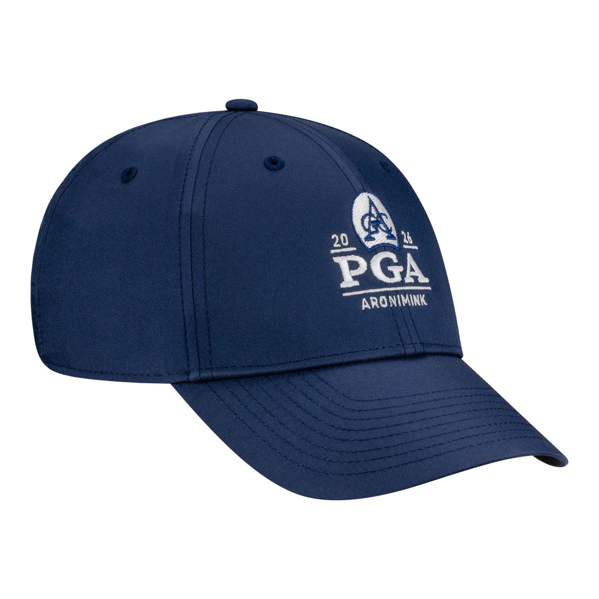 Nike 2026 PGA Championship Club Hat in College Navy - Angled Front Right View