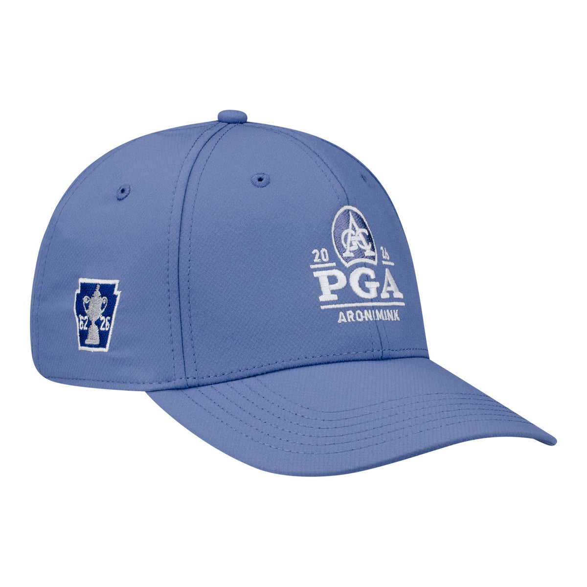 Ahead 2026 PGA Championship Stratus Logo & Keystone Performance Hat in Mineral - Angled Front Right View