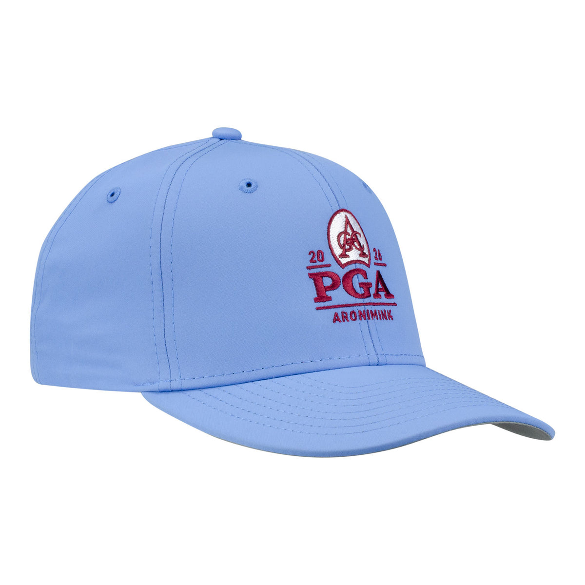 Imperial 2026 PGA Championship Structured Performance Hat in Powder Blue - Angled Front Right View