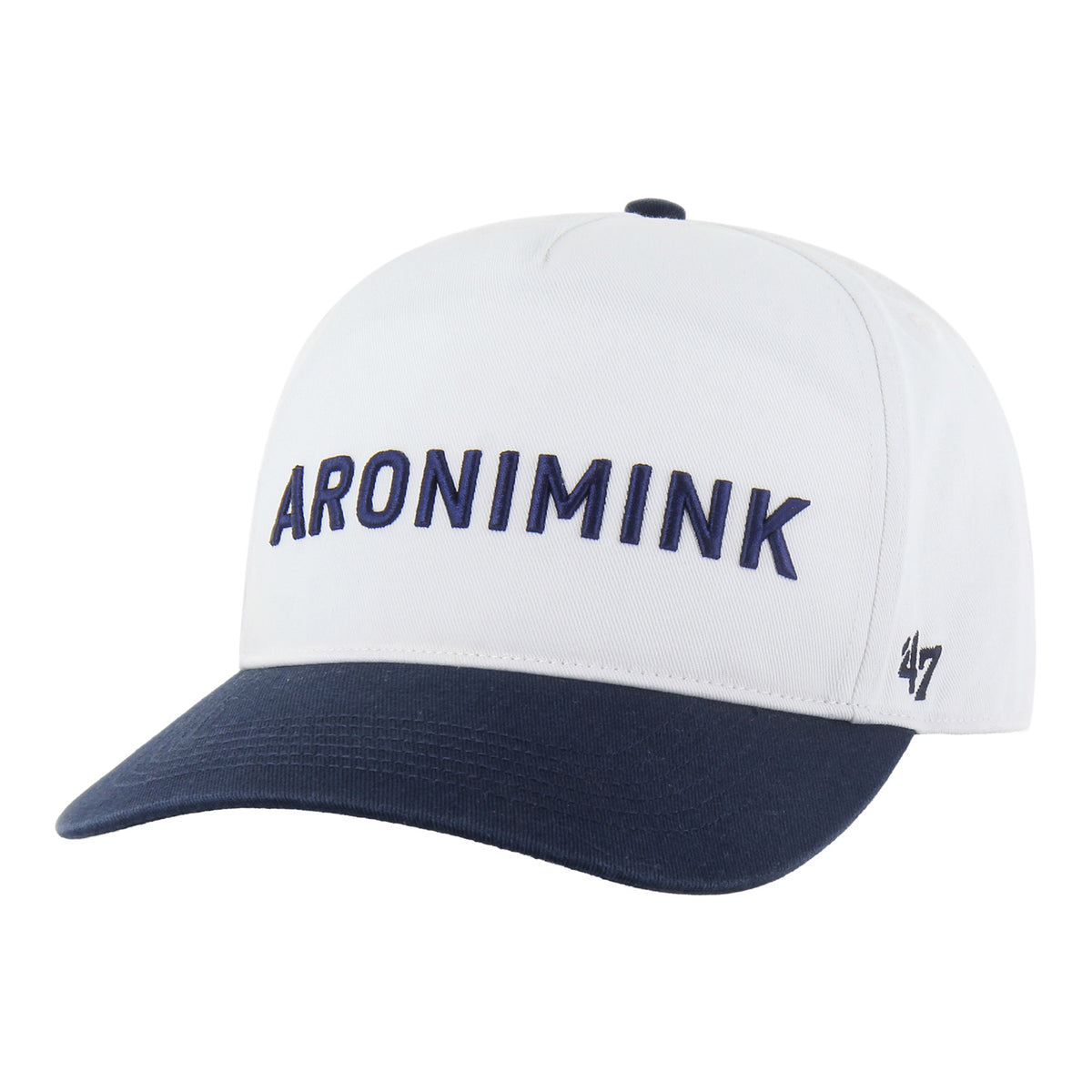 '47 Brand 2026 PGA Championship Double Header Script Text Hat in White - Angled Front Left View