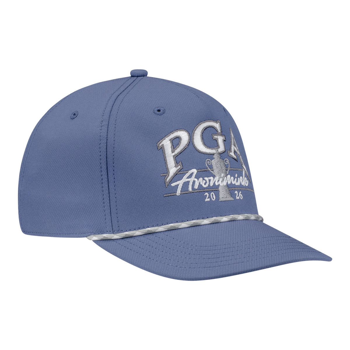 Ahead 2026 PGA Championship Classic Fit Alto Performance Rope Hat in Blue - Angled Front Right View