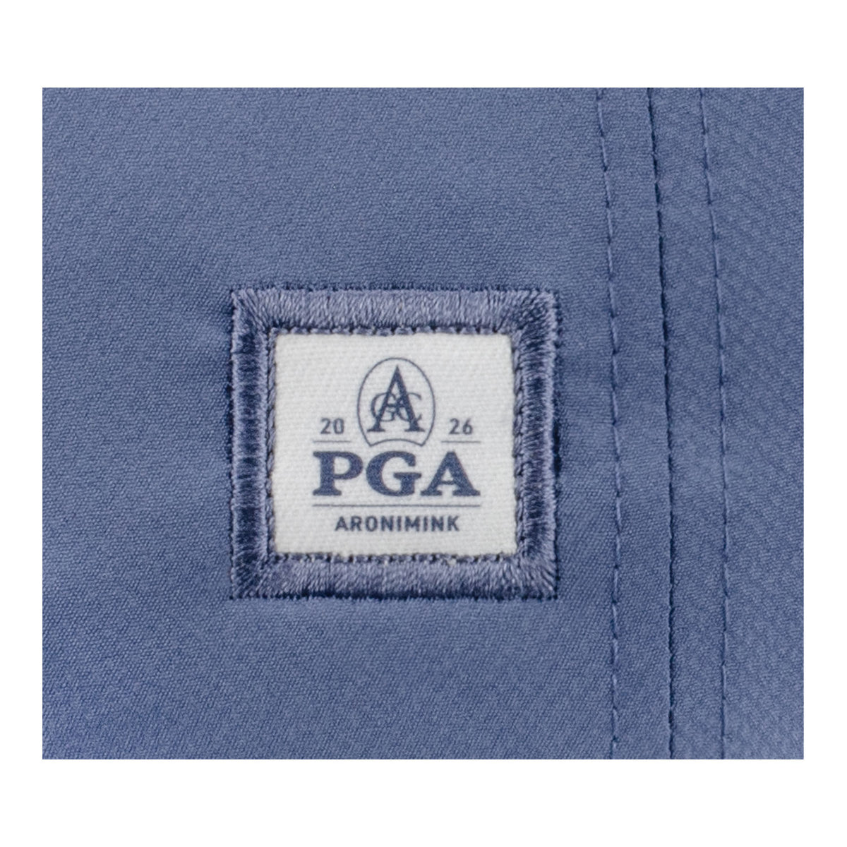 Ahead 2026 PGA Championship Classic Fit Alto Performance Rope Hat in Blue - Back Patch Close Up