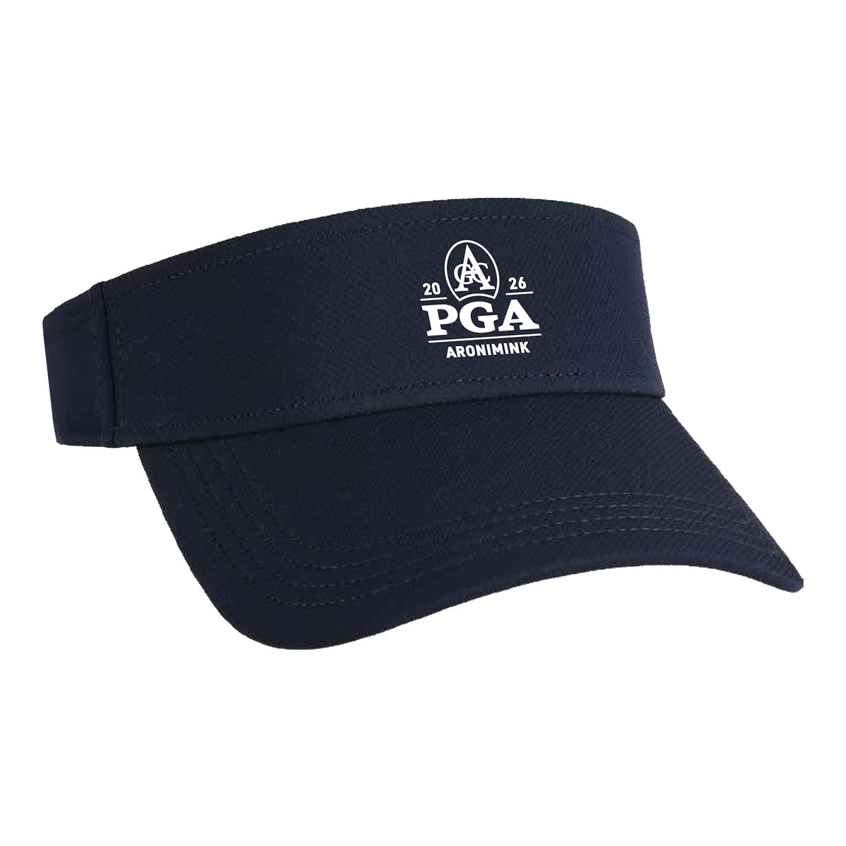Ahead 2026 PGA Championship Stratum Visor in Navy - Front View