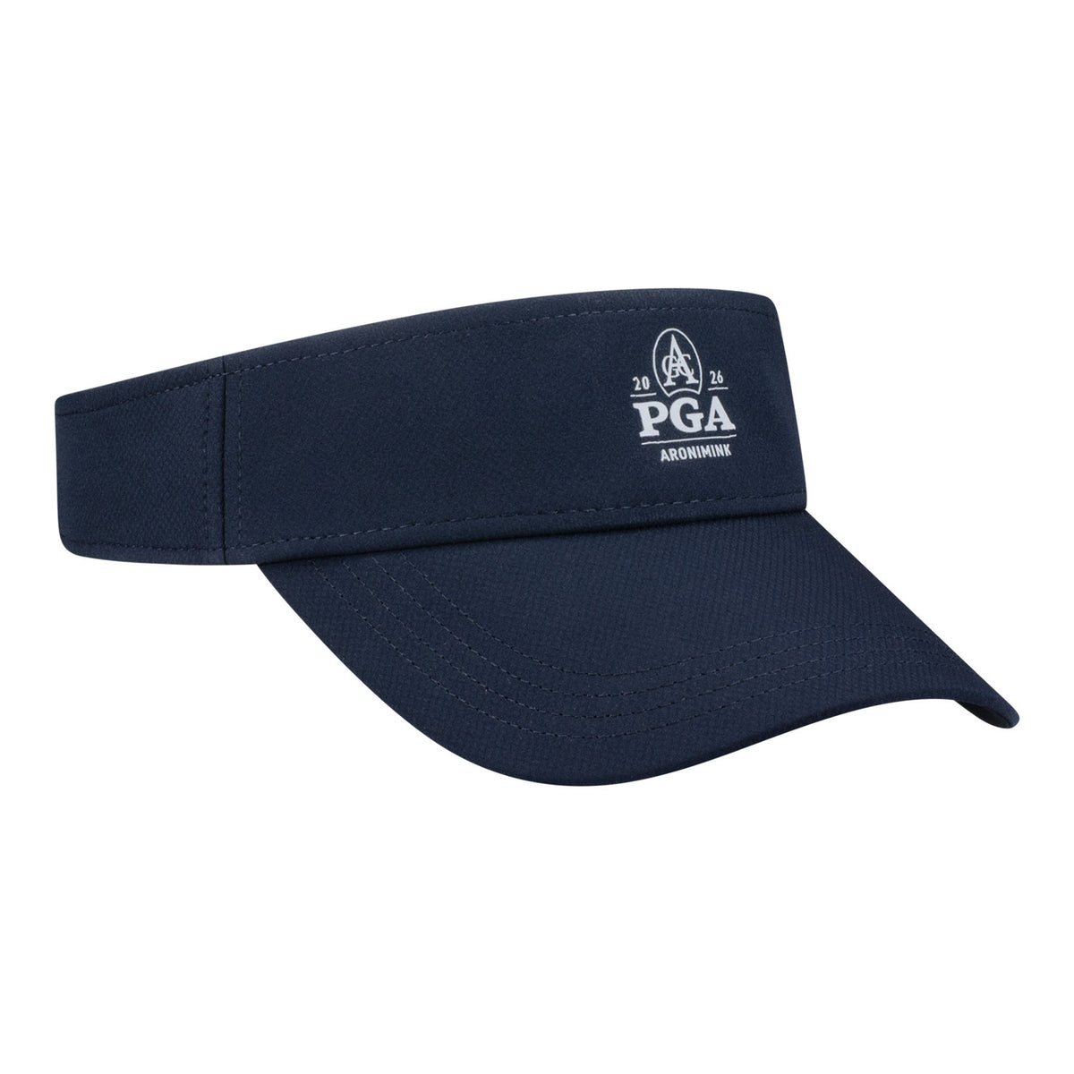 Ahead 2026 PGA Championship Stratum Visor in Navy - Angled Front Right View