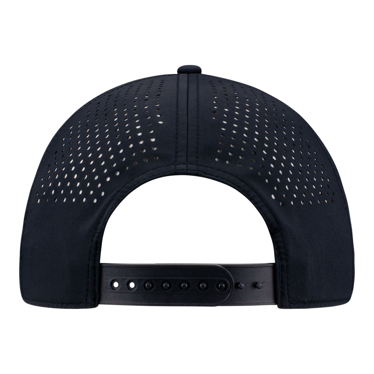 Branded Bills 2026 PGA Championship 545 Performance Series Curved 5-Panel Rope Aronimink Hat in Black and Green - Back View