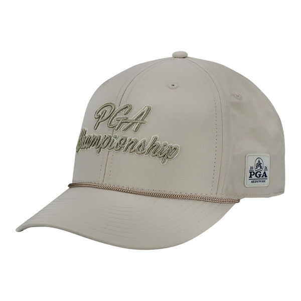 Pukka 2026 PGA Championship UV Lite Rope Hat in Khaki - PGA Shop