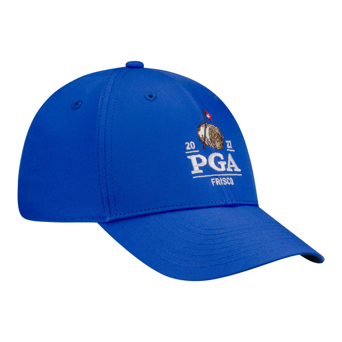 Nike 2027 PGA Championship Club Cap in Game Royal Blue - Angled Front Right View