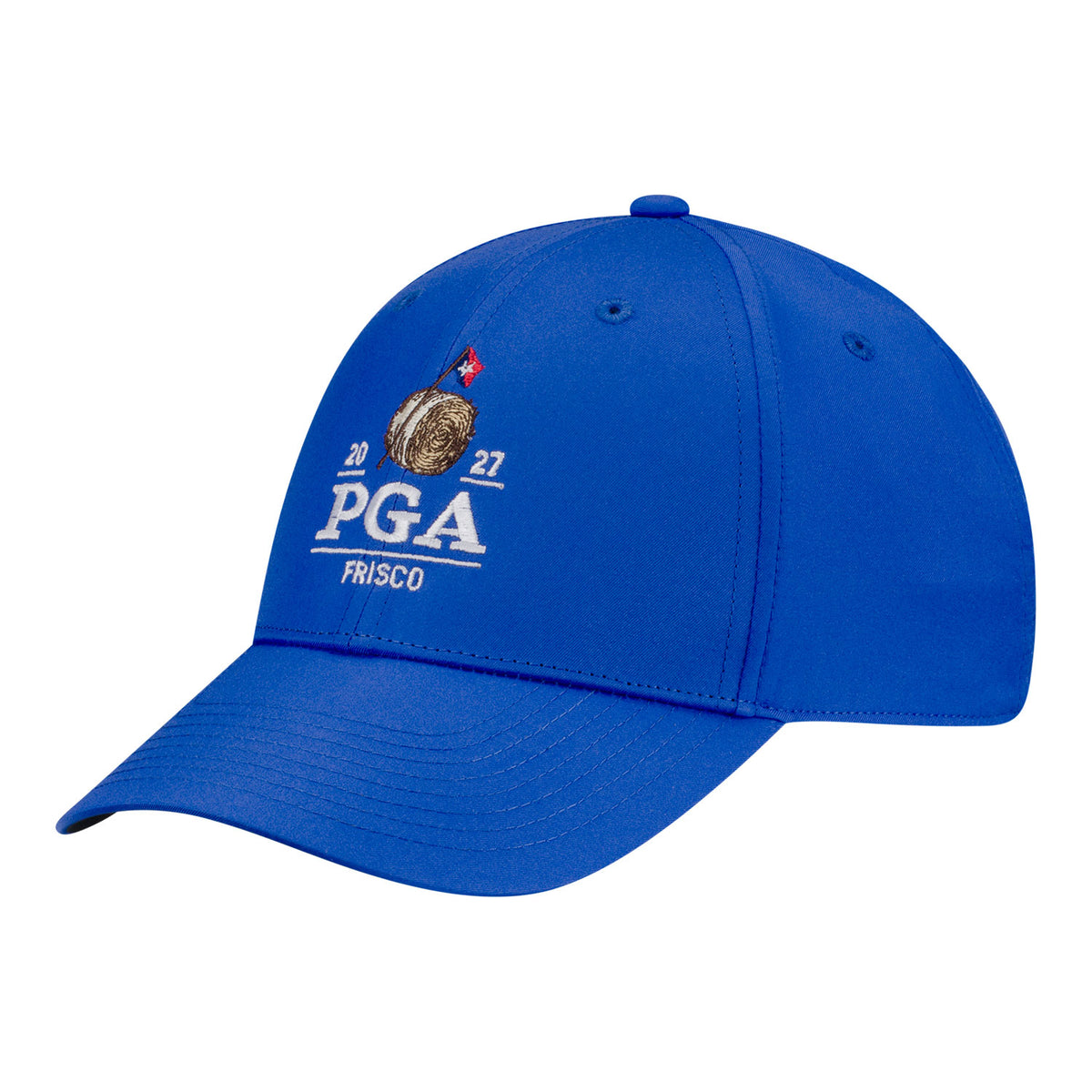 Nike 2027 PGA Championship Club Cap in Game Royal Blue - Angled Front Left View
