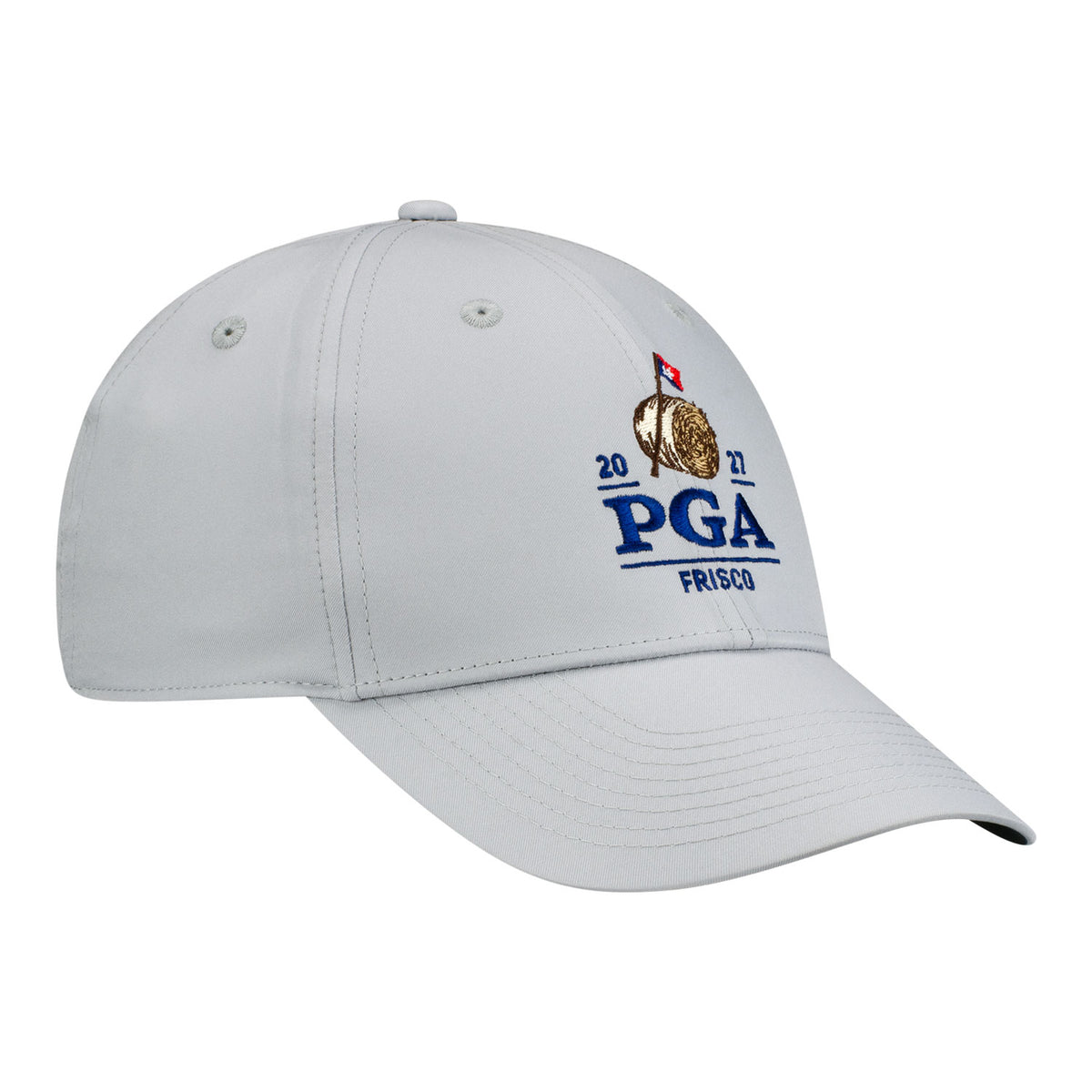 Nike 2027 PGA Championship Club Cap in Smoke Grey - Angled Front Right View