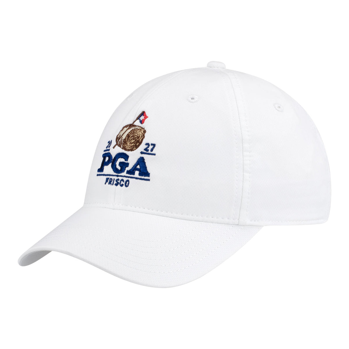Ahead 2027 PGA Championship Frio Logo & 109th Performance Hat in White - Front Left View