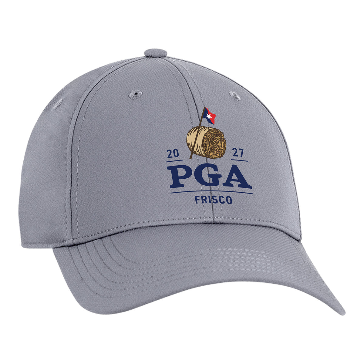 Ahead 2027 PGA Championship Stratus Hat in Light Grey - Front