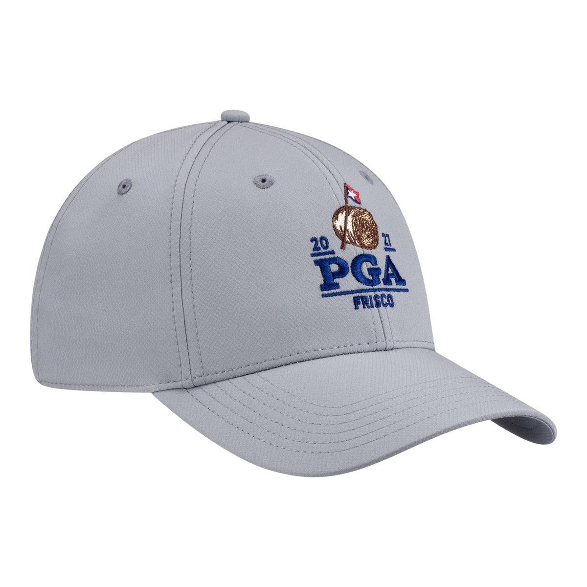 Ahead 2027 PGA Championship Stratus Hat in Light Grey - Front Right View