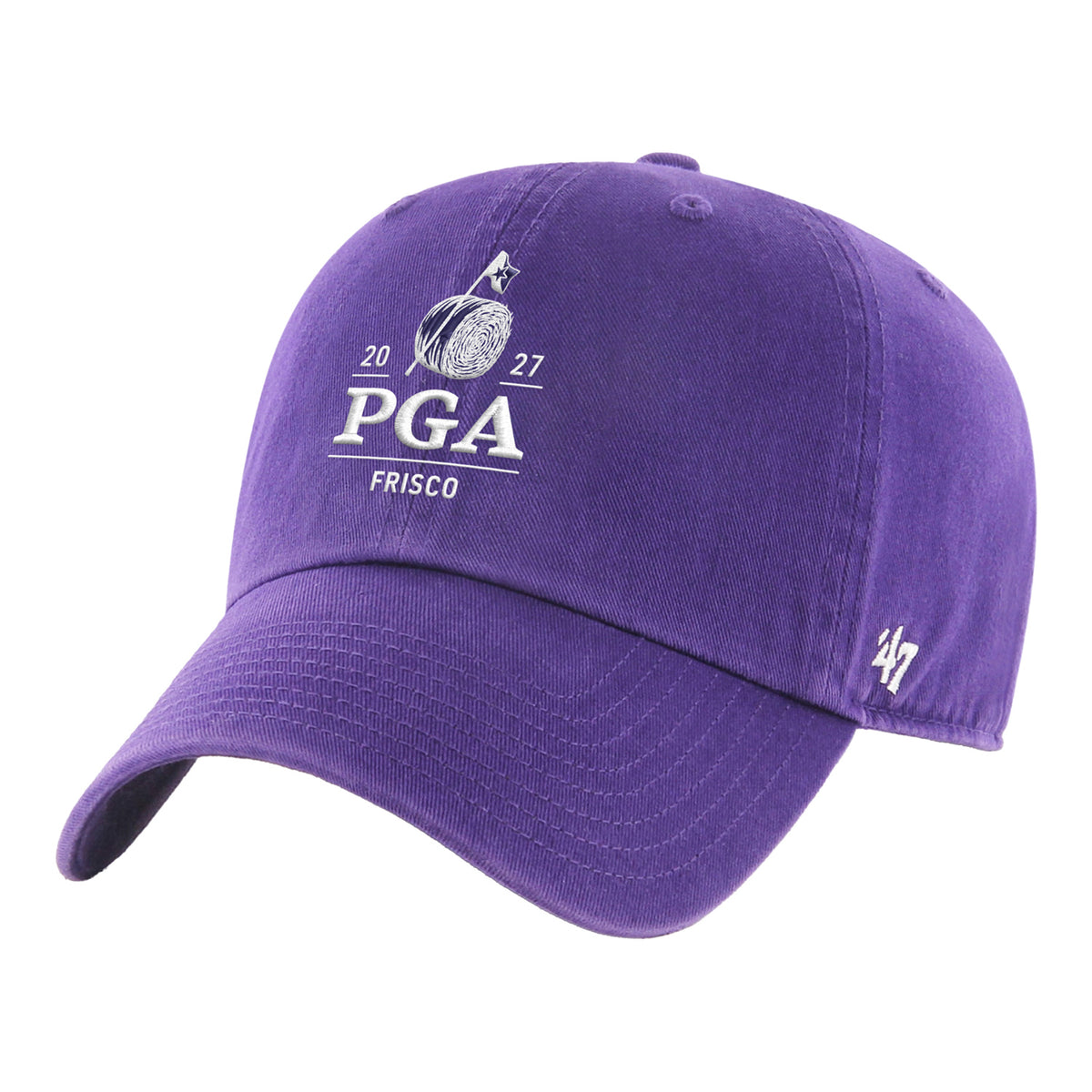 '47 Brand 2027 PGA Championship Texas Christian University Horned Frogs Co-Brand Hat in Purple