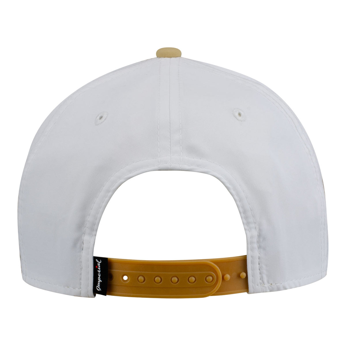 Imperial 2027 PGA Championship Harrison Two Tone Hat in White and Deep Gold - Back