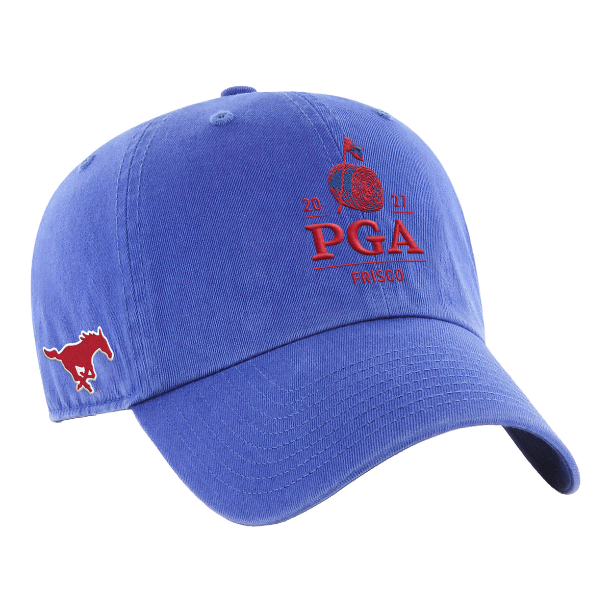 '47 Brand 2027 PGA Championship Southern Methodist University Mustangs Co-Brand Hat in Purple