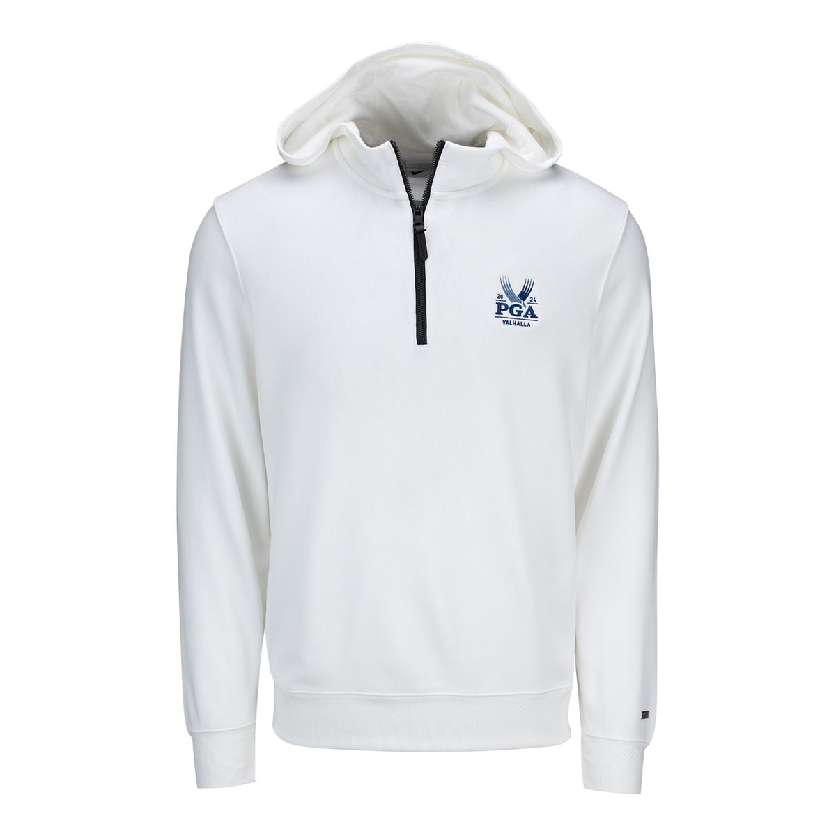 Nike Men&#39;s 2024 PGA Championship Player Hoodie in White - Front View