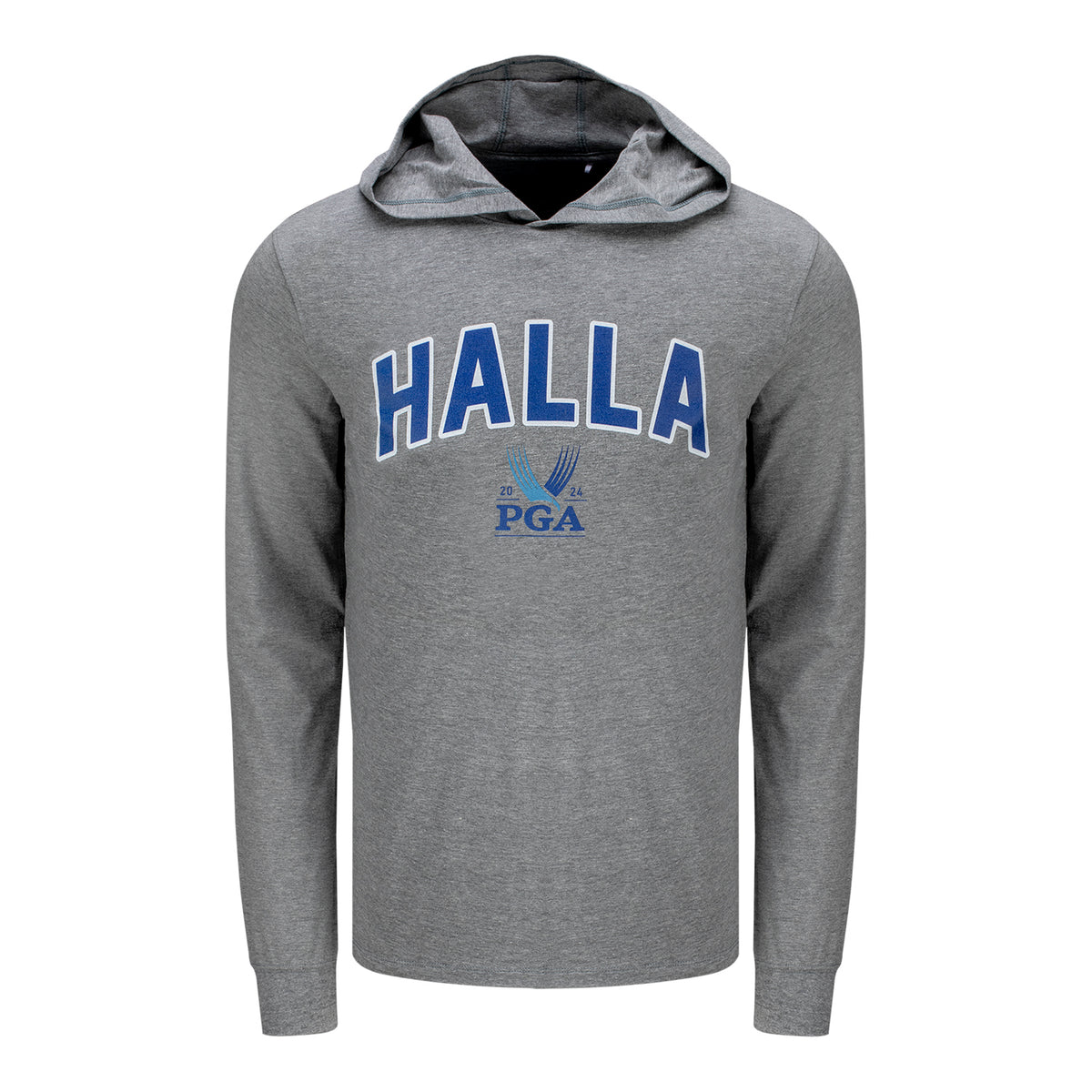 Imperial 2024 PGA Championship &quot;Halla&quot; Hooded Long Sleeve Shirt in Premium Heather - Front View