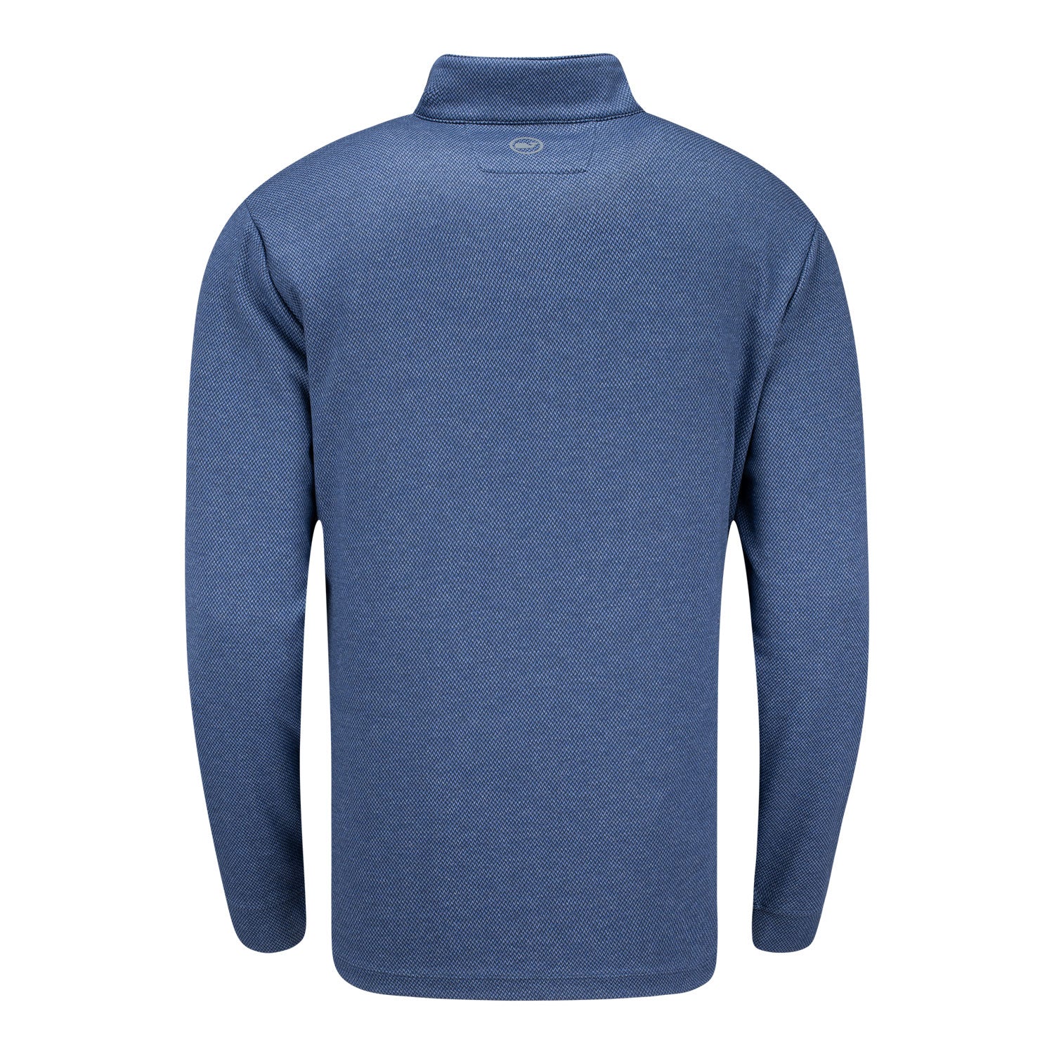 Vineyard Vines 2025 PGA Championship Bluffs Herringbone Quarter Zip in Nautical Navy - Front View