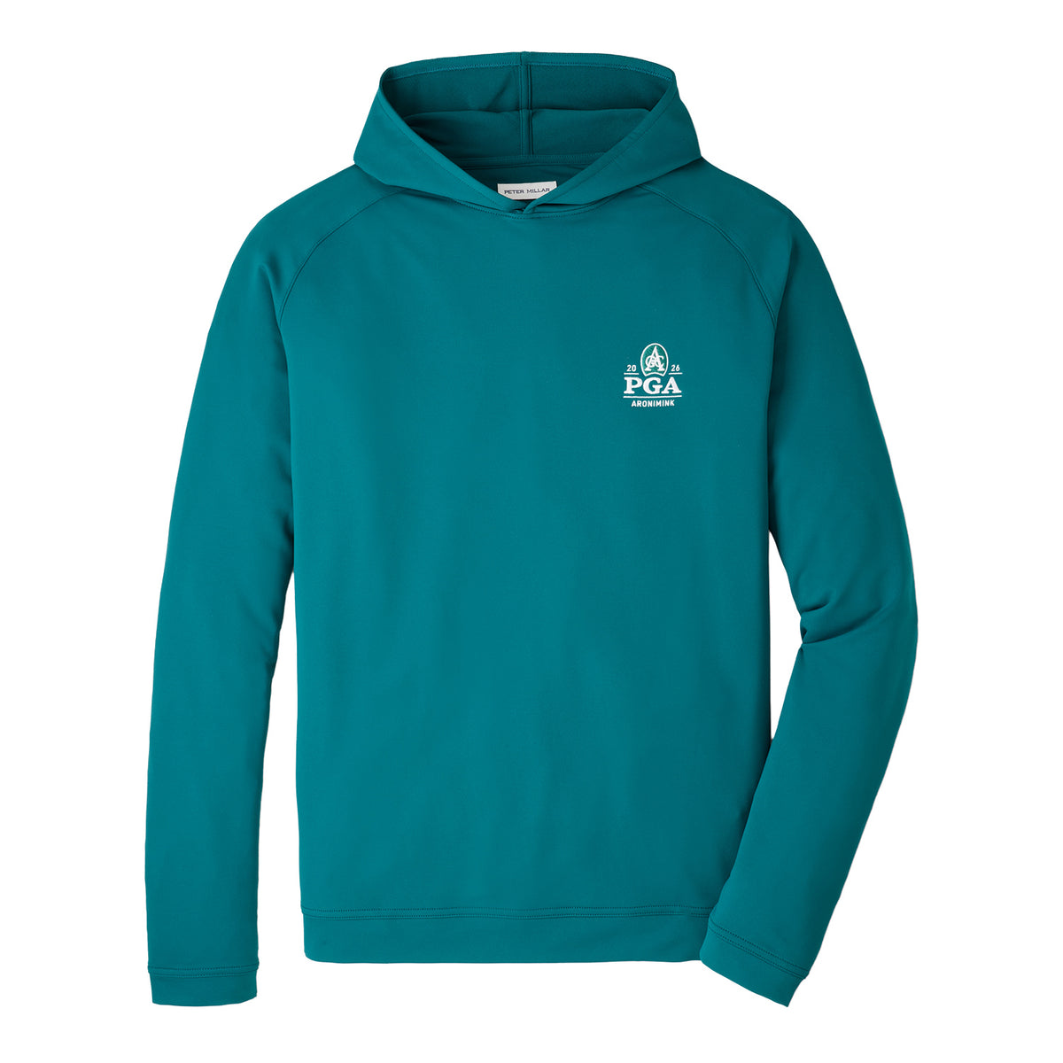 Peter Millar 2026 PGA Championship Philly Inspired Pine Hoodie in Midnight Green - Front View