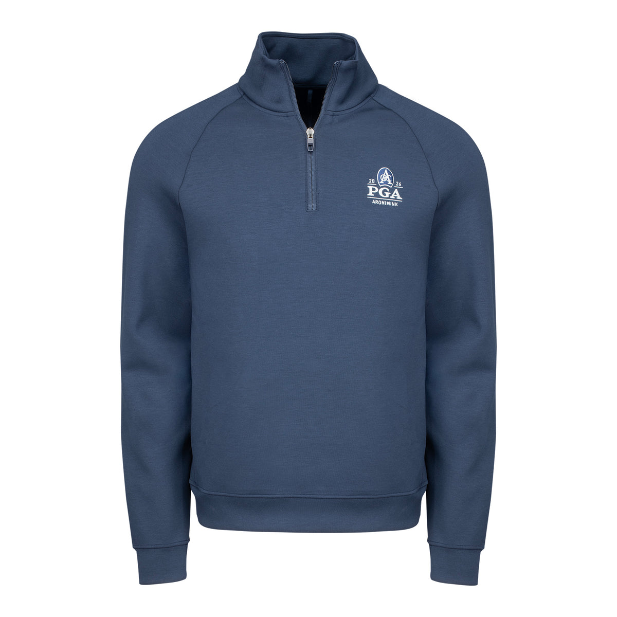 lululemon 2026 PGA Championship Smooth Spacer Quarter Zip in Navy - Front View