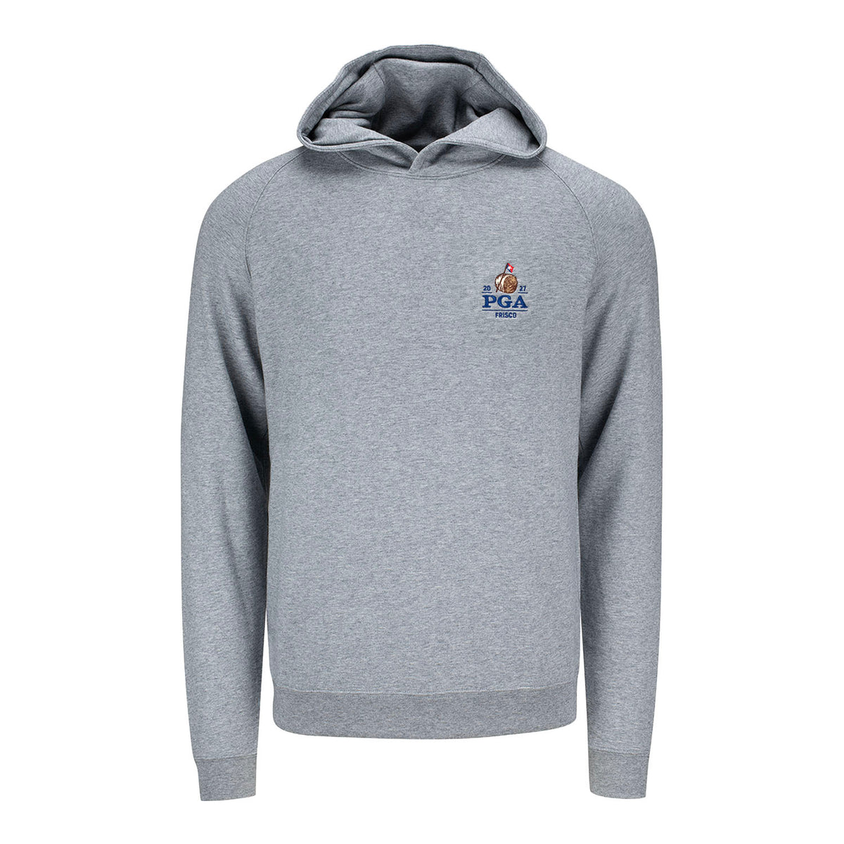 Holderness & Bourne 2027 PGA Championship Lawson Hoodie in Heather Grey - Front View