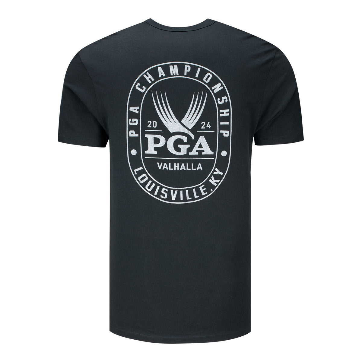 '47 Brand 2024 PGA Championship Plaque T-Shirt in Flint Black - Front View
