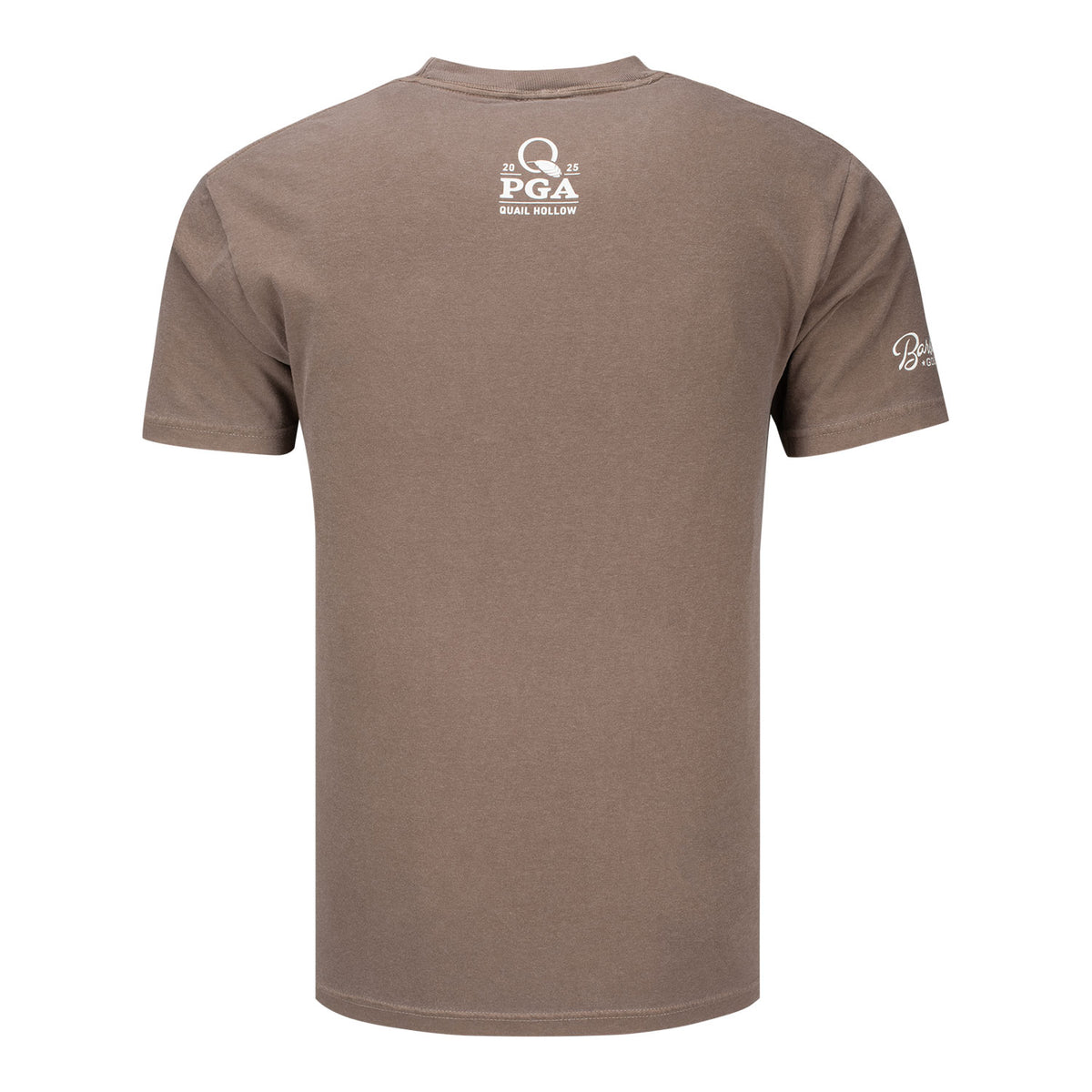 Barstool 2025 PGA Championship Quail Hollow T-Shirt in Espresso - Back View