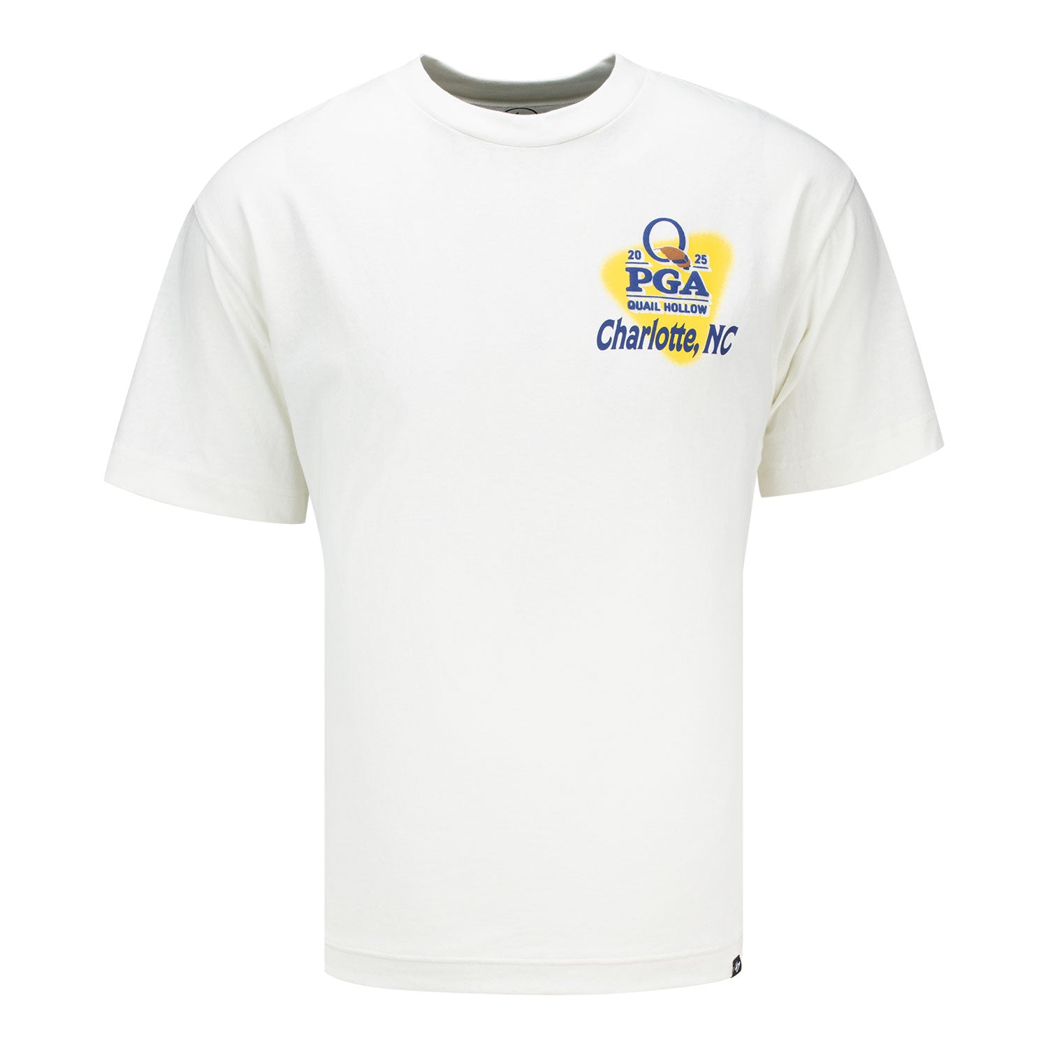 '47 Brand 2025 PGA Championship All Fire Foundation T-Shirt in Sandstone - Back View
