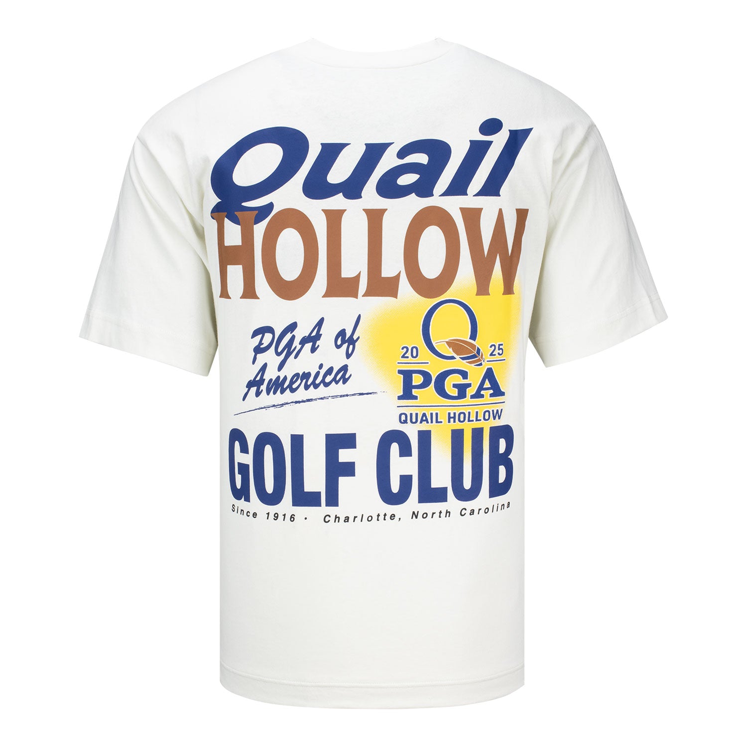 '47 Brand 2025 PGA Championship All Fire Foundation T-Shirt in Sandstone - Back View